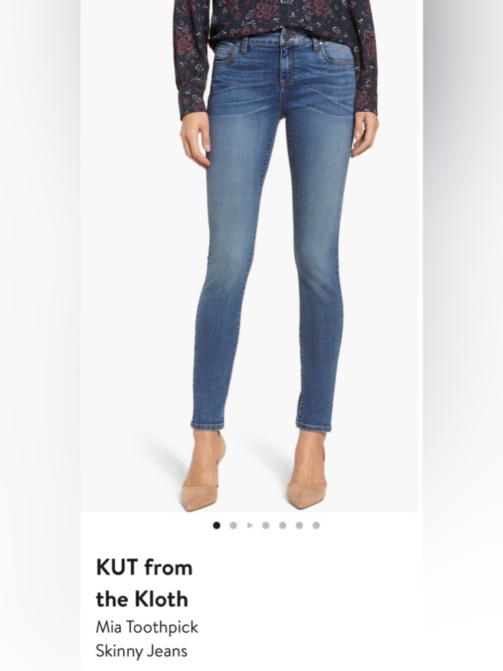 LIKE NEW (*read*) • Kut from the Kloth Mia Toothpick Skinny in Forgiveness • 6P